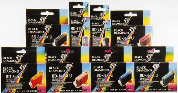 Совместимые струйные картриджи Black Diamond для Canon