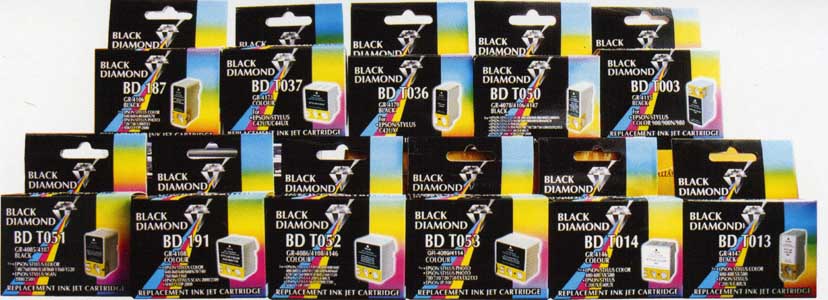 Совместимые струйные картриджи Black Diamond для Epson